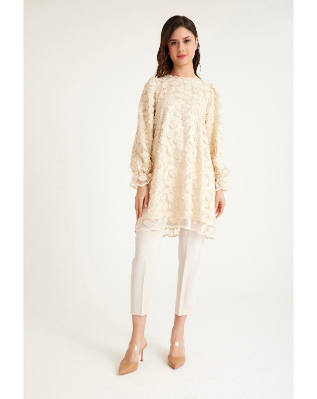 Resim Dantel Tunik